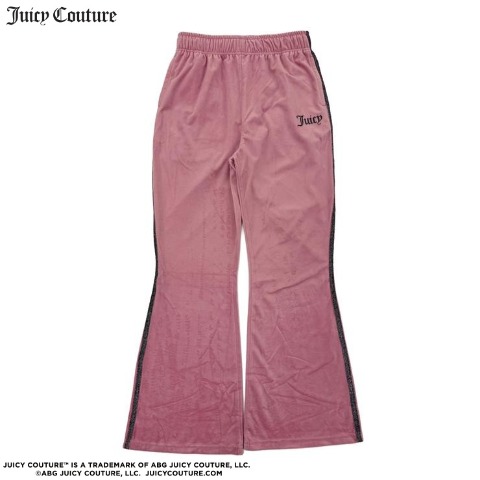 レディース【3L・4L】 ベロアサイドラインパンツ（Juicy Couture