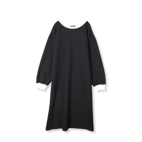 レディース【3L～5L】　ジャガードワンピース（SUREVE）