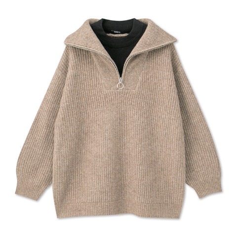 レディース　ドッキングニットワンピース（SUREVE）