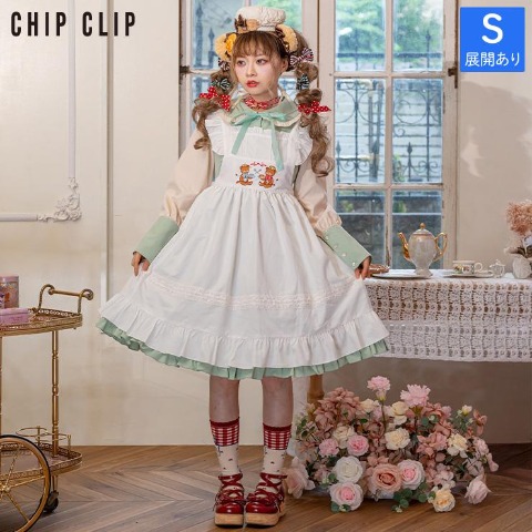 レディース【2L～4L】　エプロン（五月アイ×CHIP CLIP）