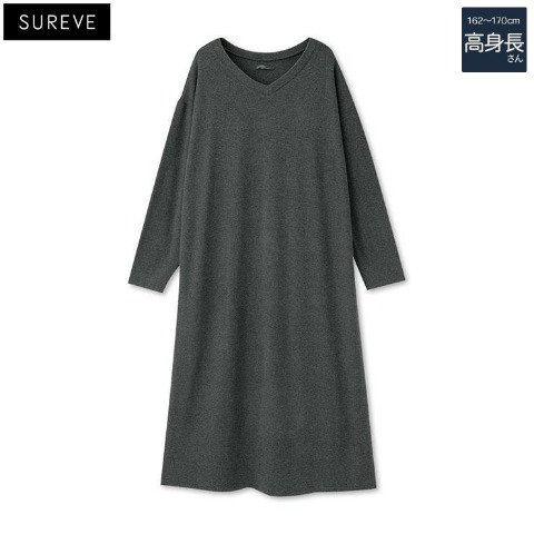 レディース【高身長】　Vネックワンピース（SUREVE）