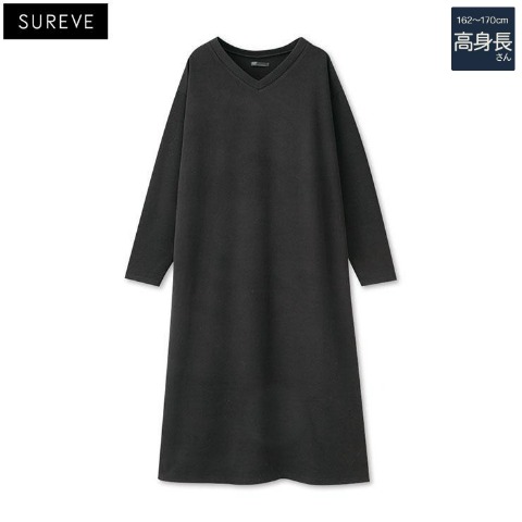 レディース【高身長】　Vネックワンピース（SUREVE）