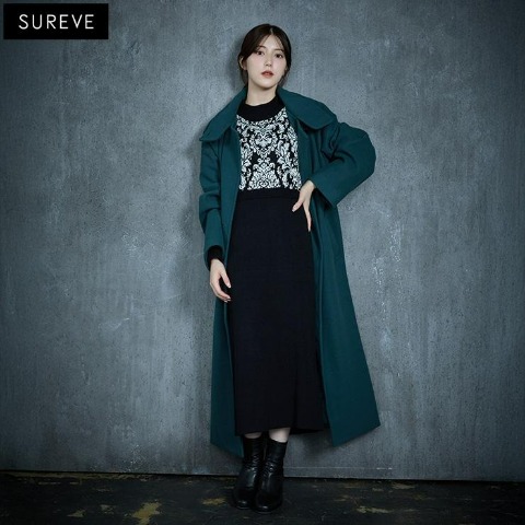 レディース　ニットワンピース （SUREVE BLACK）