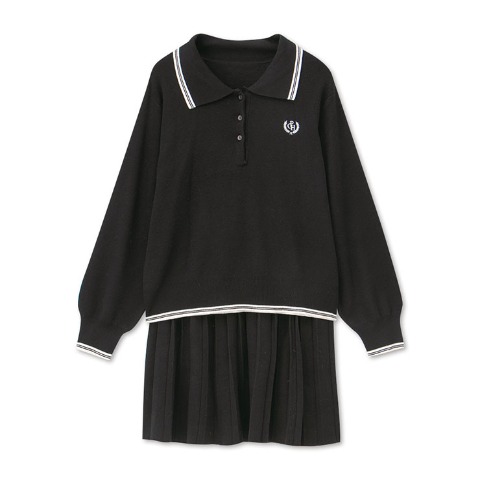 レディース　ニットプルオーバー+スカートセット（CHIP CLIP）