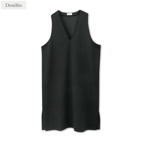 レディース 　Vネックジャンパースカート（Denifits）