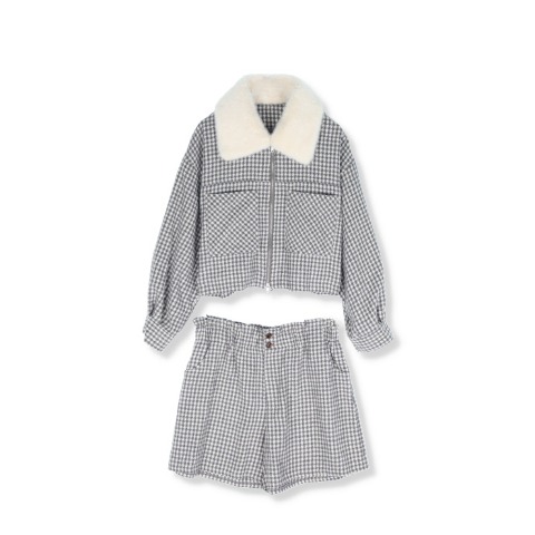 レディース　ジャケット+ショートパンツセット（CHIP CLIP）