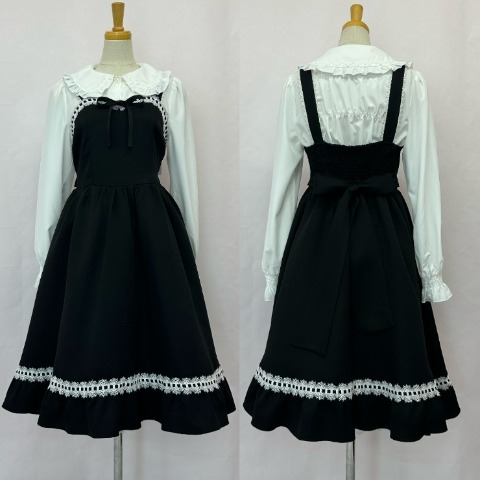 レディース【2L～4L】　ジャンパースカート（Wonder Tea Party×CHIP CLIP）