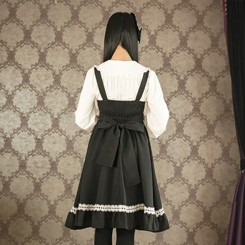 レディース【2L～4L】　ジャンパースカート（Wonder Tea Party×CHIP CLIP）