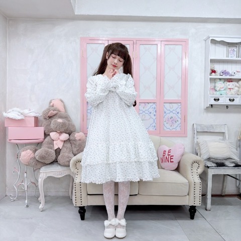 レディース　長袖ワンピース（まゆろん×majoretty）