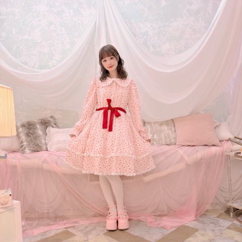 レディース　長袖ワンピース（まゆろん×majoretty）