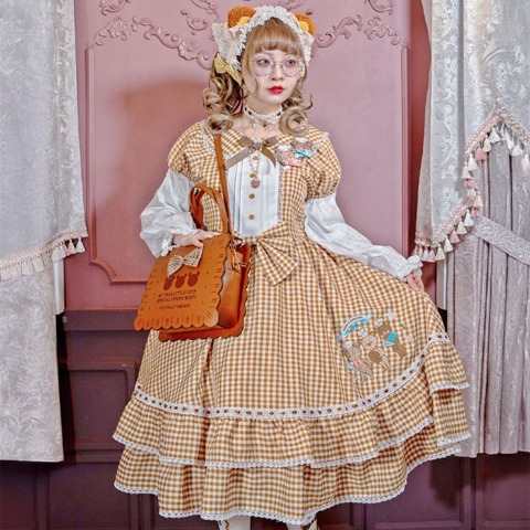 レディース【2L～4L】　半袖ワンピース（CHIP CLIP×五月アイ）