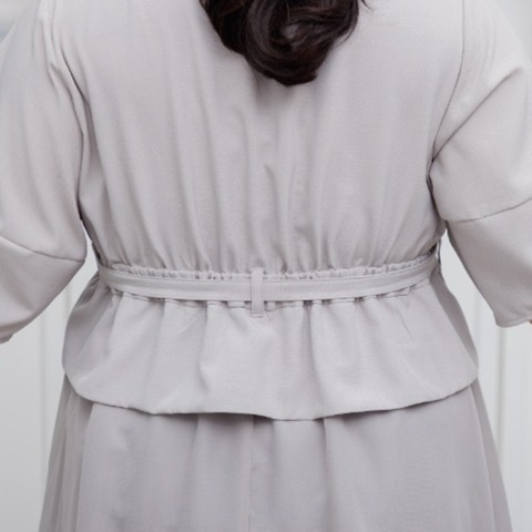 レディース【2L～4L】　アシンメトリーワンピース（RagOut×masami）