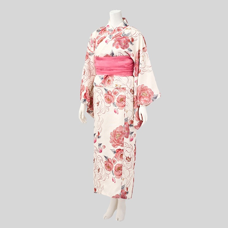 レディース【3L-4L】 花柄浴衣ワンピース（RagOut） | アベイル
