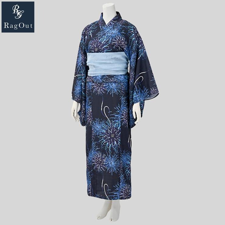 レディース【3L-4L】 花火柄浴衣ワンピース（RagOut） | アベイル