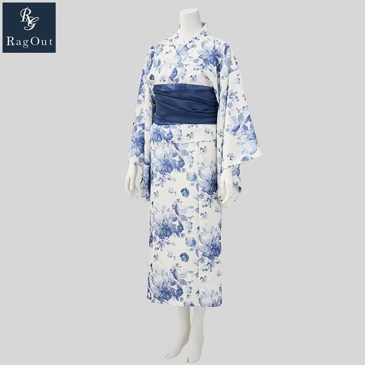 レディース【3L-4L】 花柄浴衣ワンピース（RagOut） | アベイル