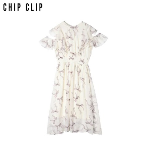 レディース リボン柄ワンピース（CHIP CLIP） | アベイル | しまむらパーク