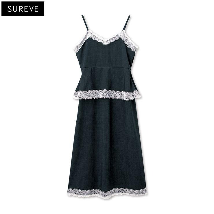レディース レース使いジャンパースカート（SUREVE） | アベイル