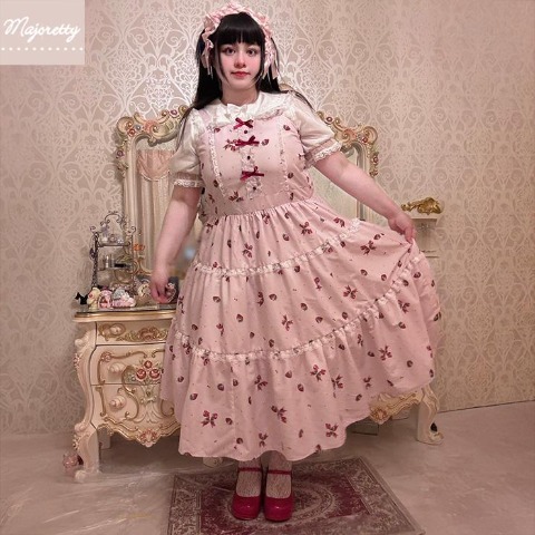 ご購入者様決定［しまむら✦訳あり美品］姫系薔薇柄浴衣  派手柄ピンクローズ ギャル系プリンセス Amazon.co.jp: 浴衣ドレス 160 量産型 ピンク 薔薇 フリル レース
