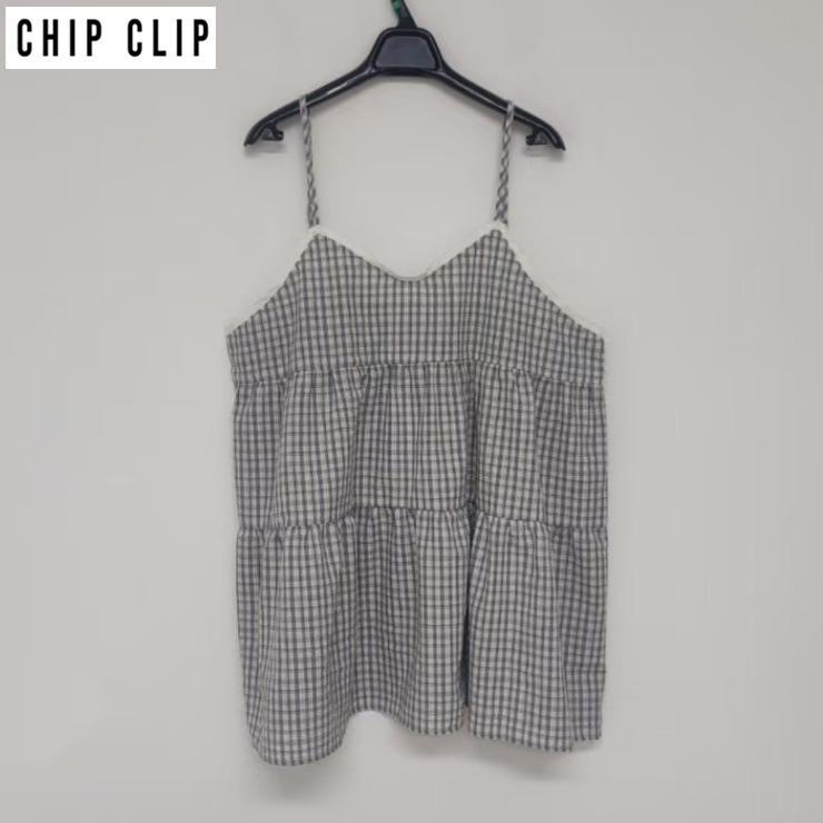 レディース ギンガムチェック柄キャミチュニック（CHIP CLIP