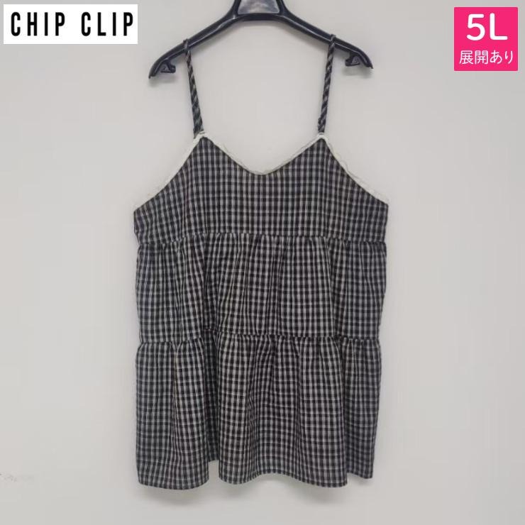 レディース ギンガムチェック柄キャミチュニック（CHIP CLIP
