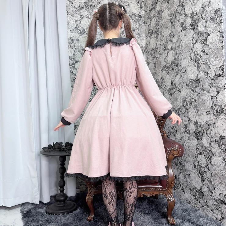 レディース【3L・4L】 エプロン付ワンピース（majoretty×まゆろん