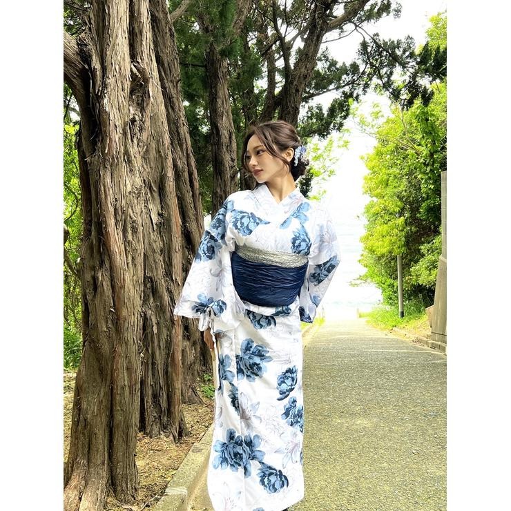 レディース【3L-4L】 花柄浴衣セット（Shoko×SUREVE） | アベイル