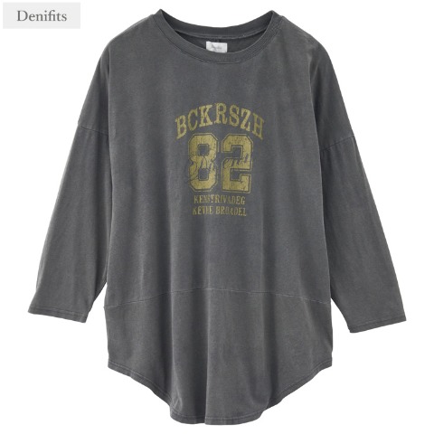 レディース【3L・4L】　ピグメントチュニックワンピース（Denifits）