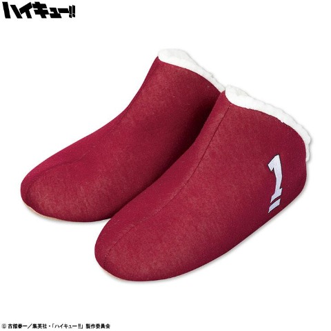 メンズ　ルームシューズ（アニメ「ハイキュー!!」）