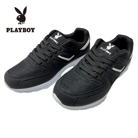 レディース【23.0～24.5cm】　メッシュ切替スニーカー（PLAYBOY）