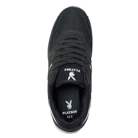 レディース【23.0～24.5cm】　メッシュ切替スニーカー（PLAYBOY）