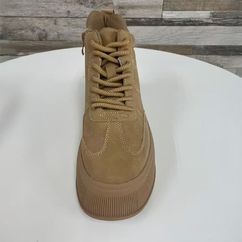 レディース【S～LL】　厚底ハイカットスニーカー(SUREVE）