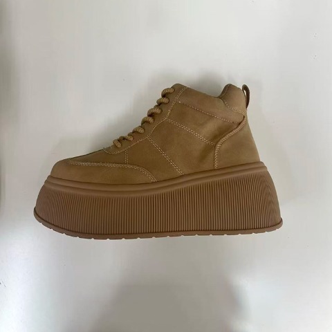 レディース【S～LL】　厚底ハイカットスニーカー(SUREVE）