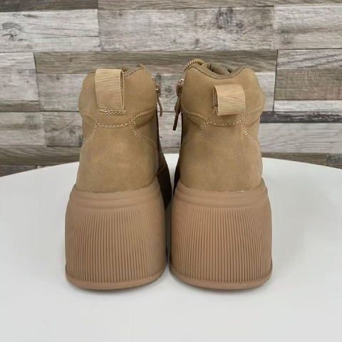 レディース【S～LL】　厚底ハイカットスニーカー(SUREVE）