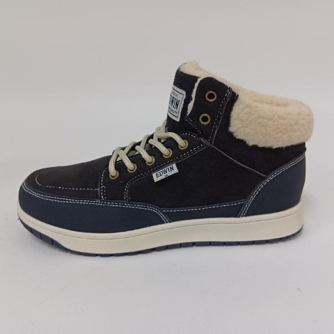 レディース【23.0～24.5cm】　防滑ボアスニーカー（EDWIN）