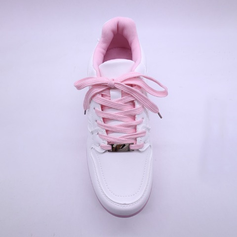 レディース【M～LL】　配色厚底スニーカー