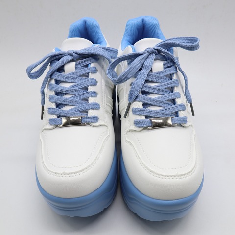 レディース【M～LL】　配色厚底スニーカー