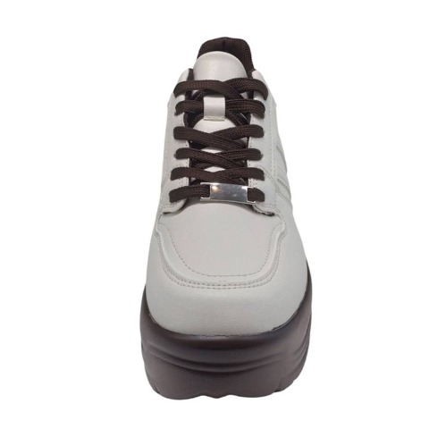 レディース【M～LL】　配色厚底スニーカー