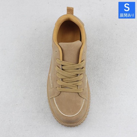 レディース【S～LL】　厚底レトロスニーカー