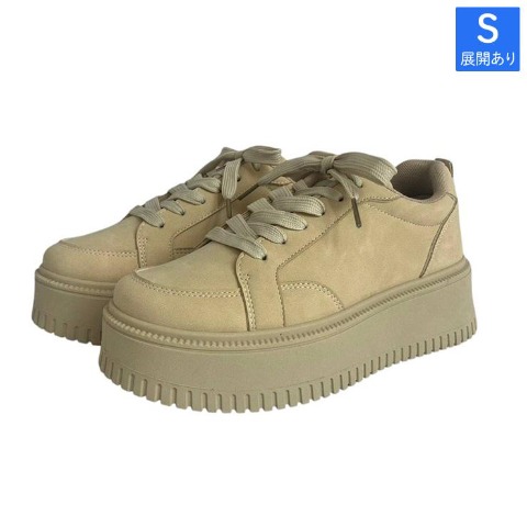 レディース【S～LL】　厚底スニーカー