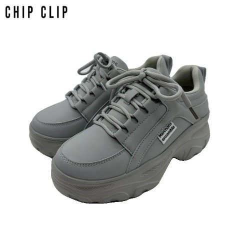 レディース【M～LL】　厚底スニーカー（CHIP CLIP）