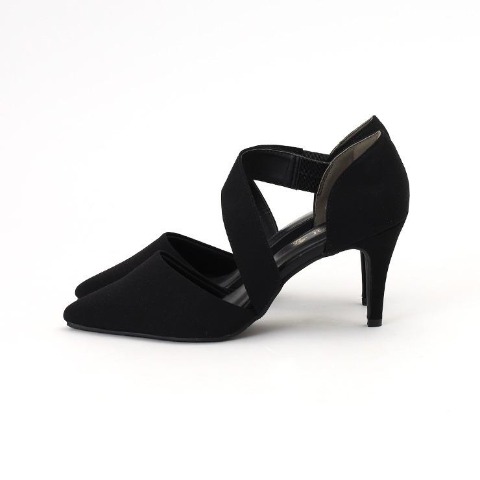 レディース【S～LL】　斜めベルトセパレートパンプス（RagOut）