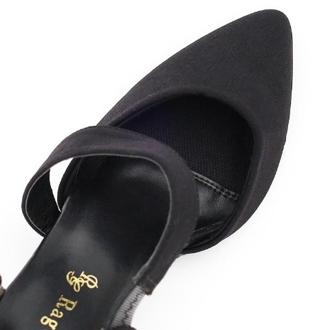 レディース【S～LL】　斜めベルトセパレートパンプス（RagOut）