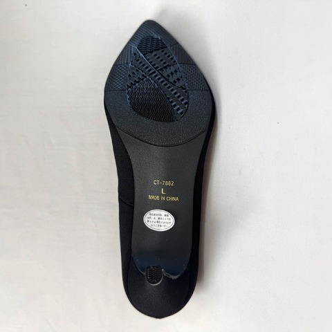 レディース【S～LL】　幅広甲フラワーカットパンプス（RagOut）