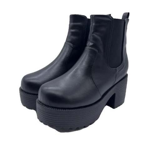 レディース【S～LL】　サイドゴアブーツ（CHIP CLIP）