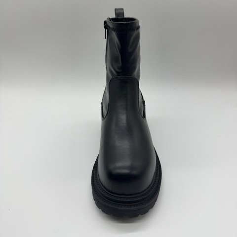 レディース【S～LL】　幅広ストレッチショートブーツ（CHIP CLIP）