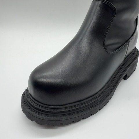 レディース【S～LL】　幅広ストレッチショートブーツ（CHIP CLIP）