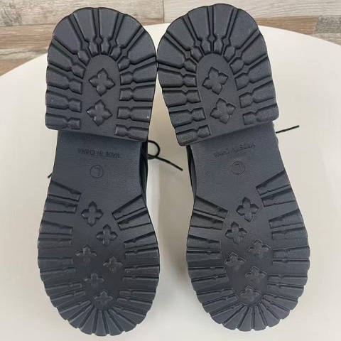 レディース【S～LL】　幅広レースアップショートブーツ（CHIP CLIP）