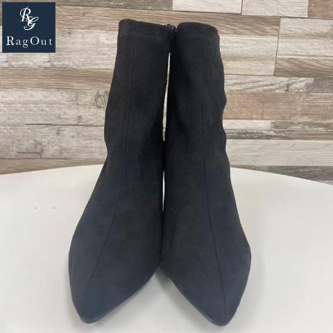 レディース【M～LL】　幅広起毛ショートブーツ（RagOut）