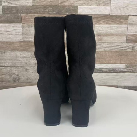 レディース【M～LL】　幅広起毛ショートブーツ（RagOut）