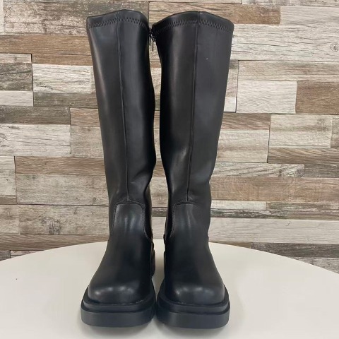 レディース【M～3L】　幅広ストレッチロングブーツ（SUREVE）